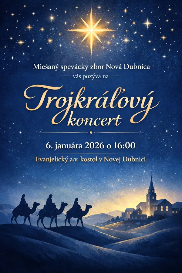 Trojkráľový koncert 2026