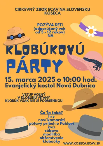 Klobúková párty 15.3.2025