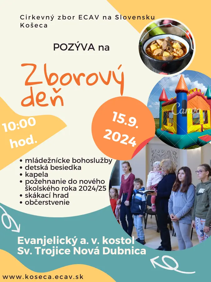 Pozvanie na Zborový deň 15.9.2024