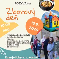 Pozvanie na Zborový deň 15.9.2024