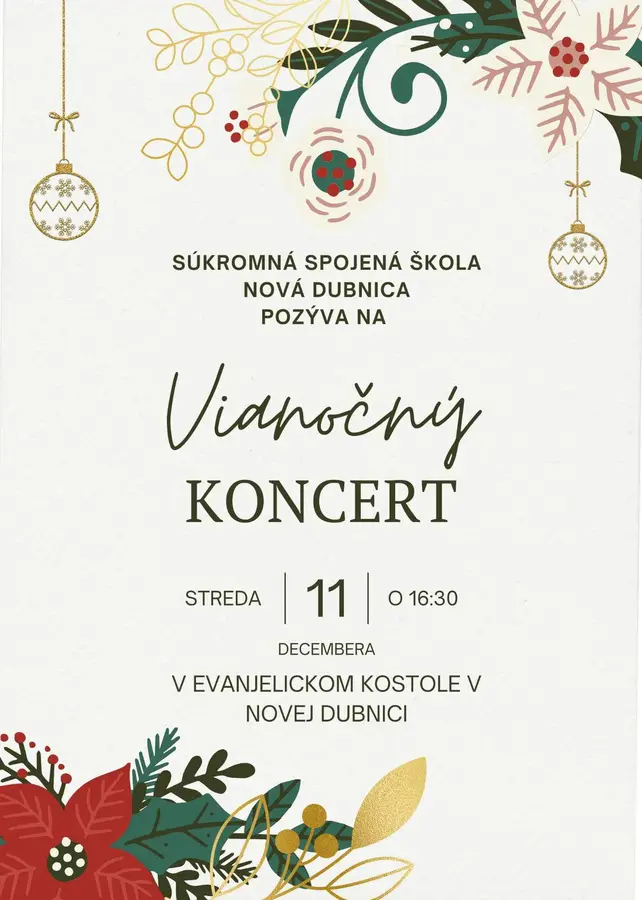 Vianočný koncert 11.12.2024